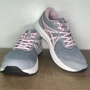 Asics Women's Athletic Shoes in Gray and Pink